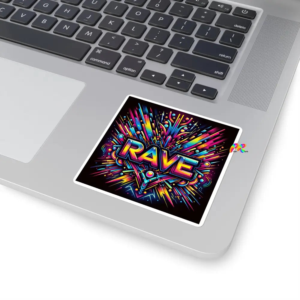 Rave Square Stickers