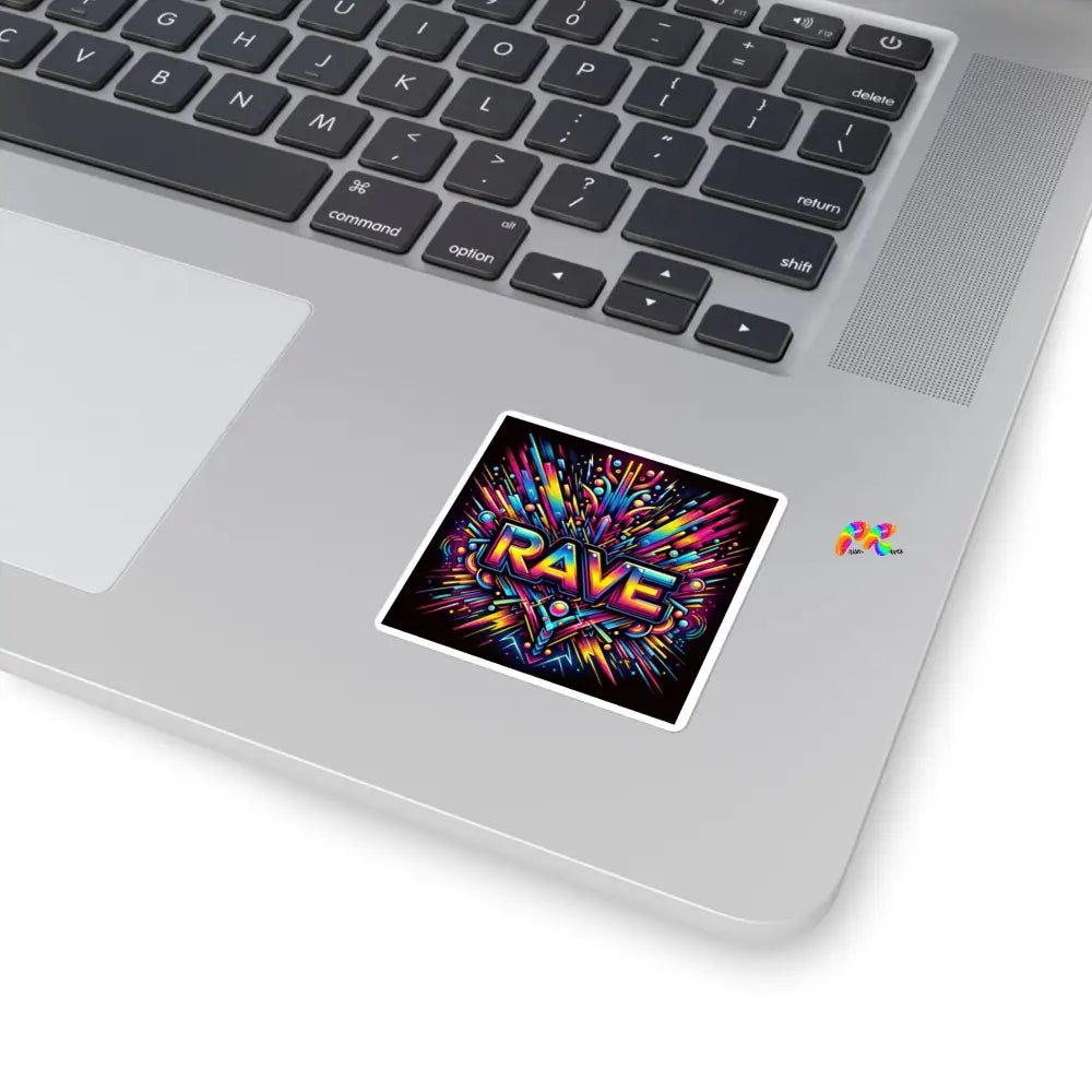 Rave Square Stickers