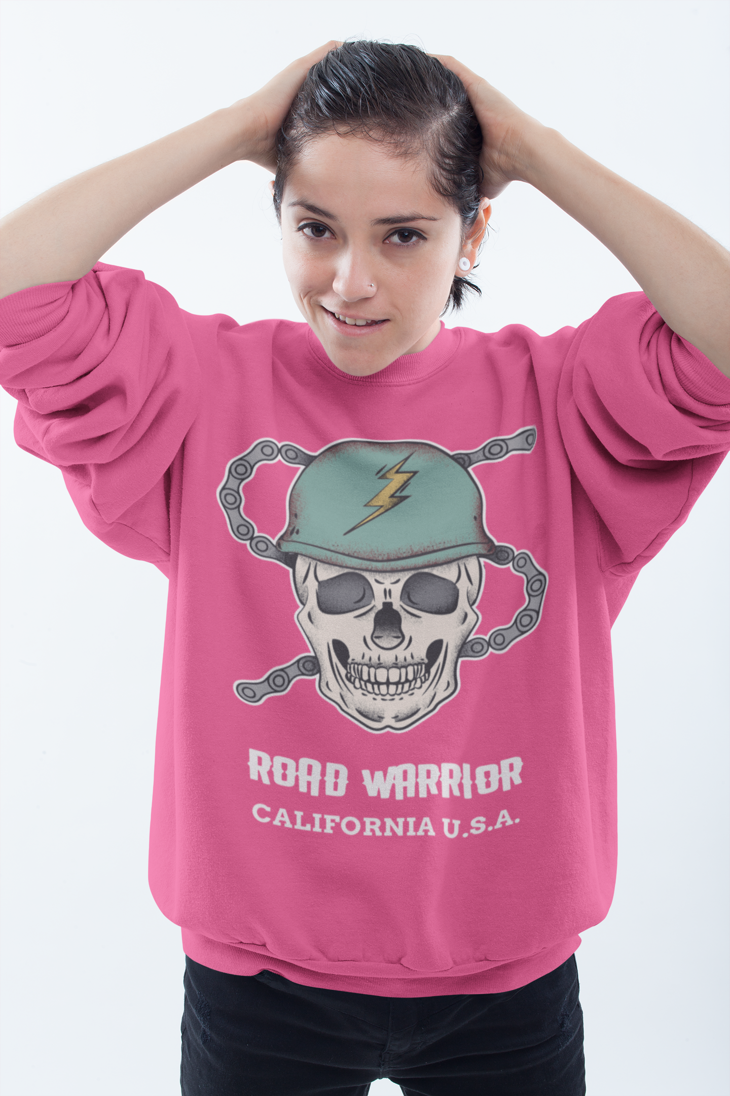 Road Warrior HD Crewneck Sweatshirt