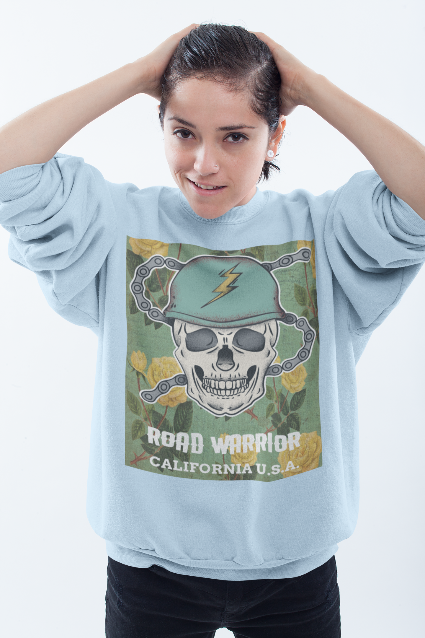 Road Warrior HD Crewneck Sweatshirt