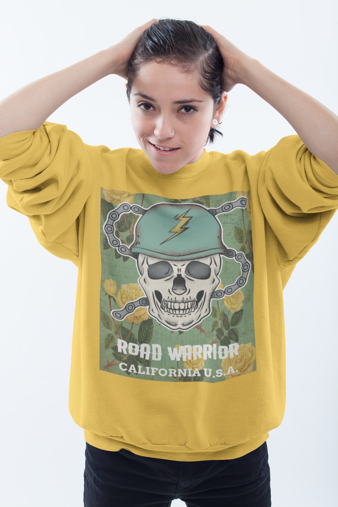 Road Warrior HD Crewneck Sweatshirt