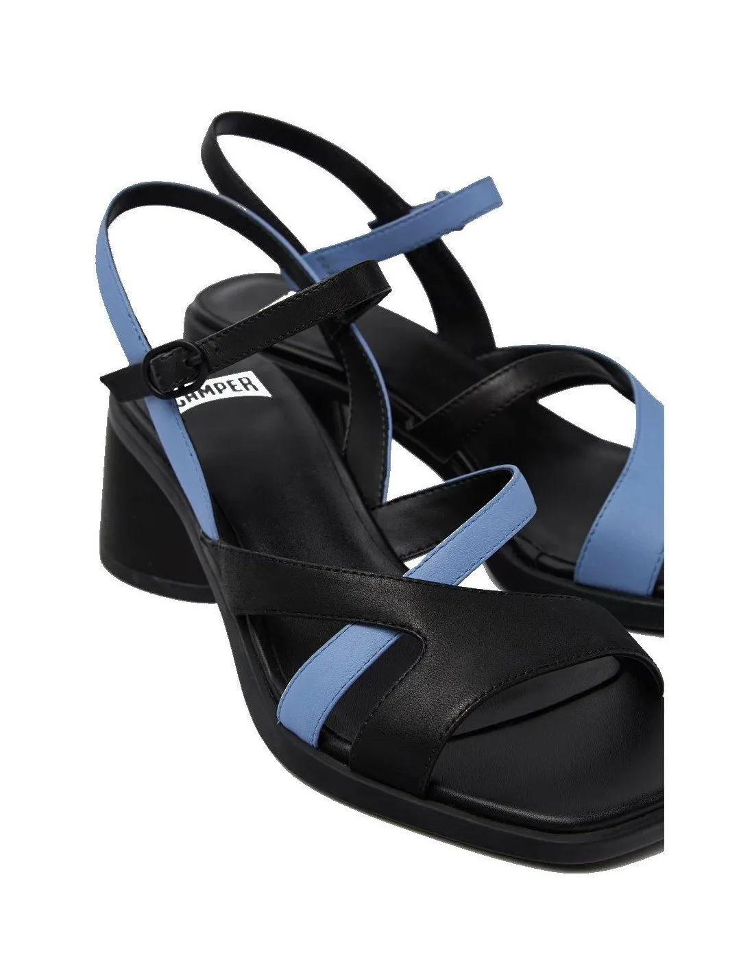 Sandali Camper donna Twins K201631 neri azzurri