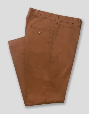 SANDED TWILL PANTS - CINNAMON