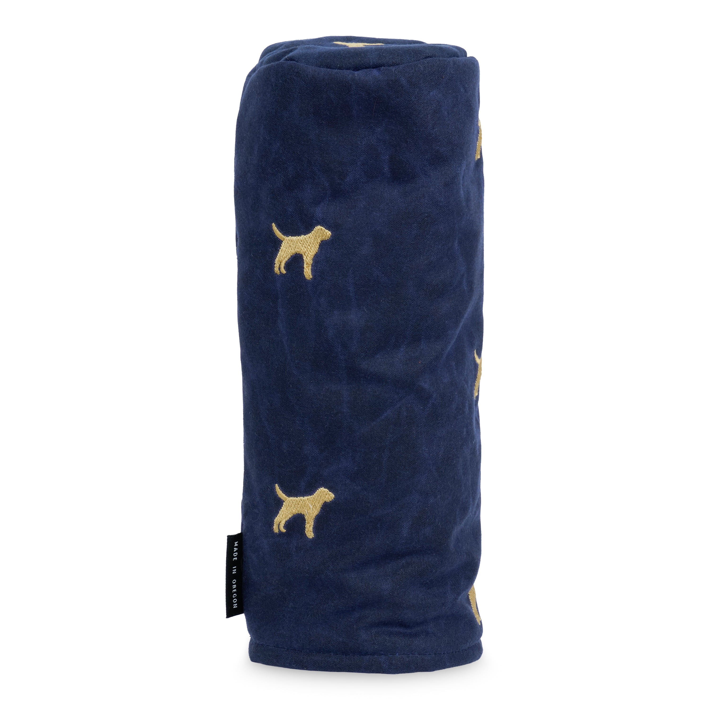 Seamus Lab Head Covers // Navy Waxed Canvas