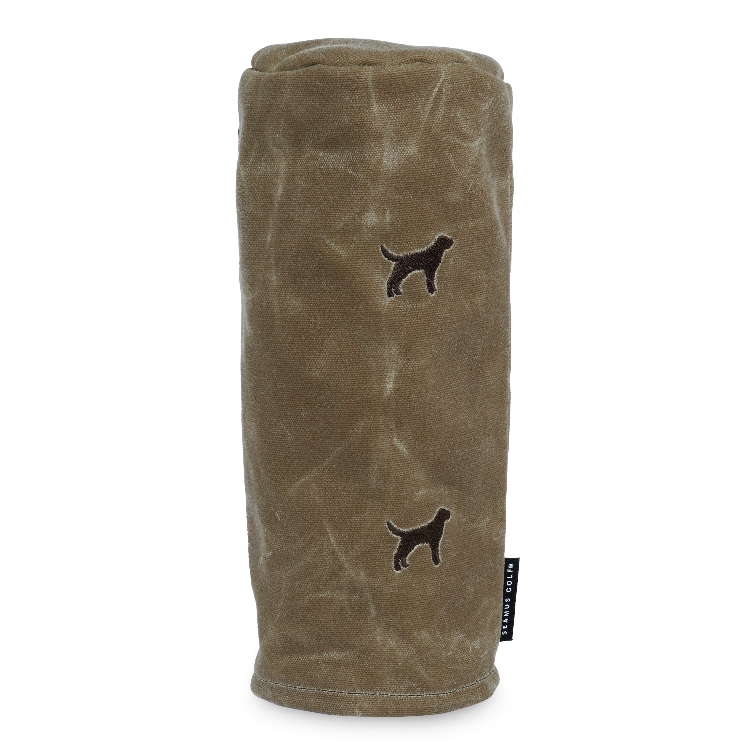 Seamus Lab Head Covers // Sage Waxed Canvas