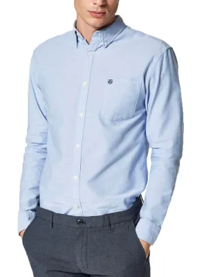 Selected Collect Long Sleeve Shirt Light Blue