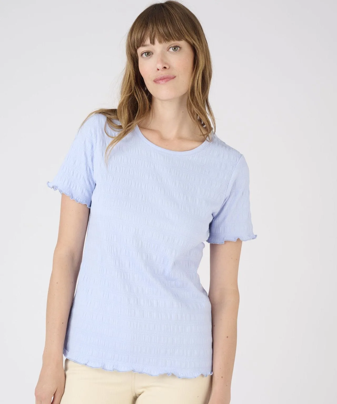 Short Sleeved Crinkle T-shirt