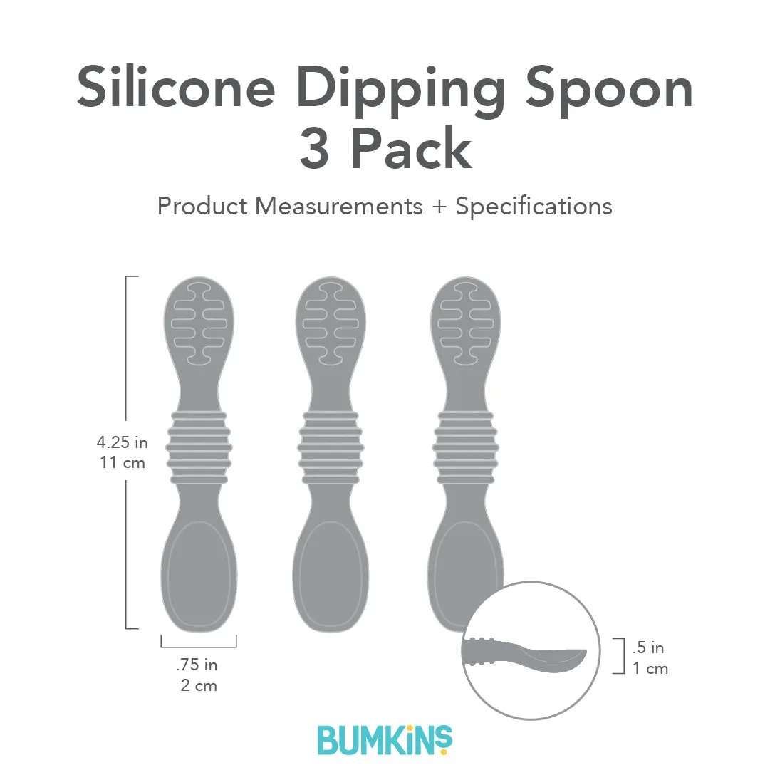 Silicone Dipping Spoons 3 Pack: Taffy