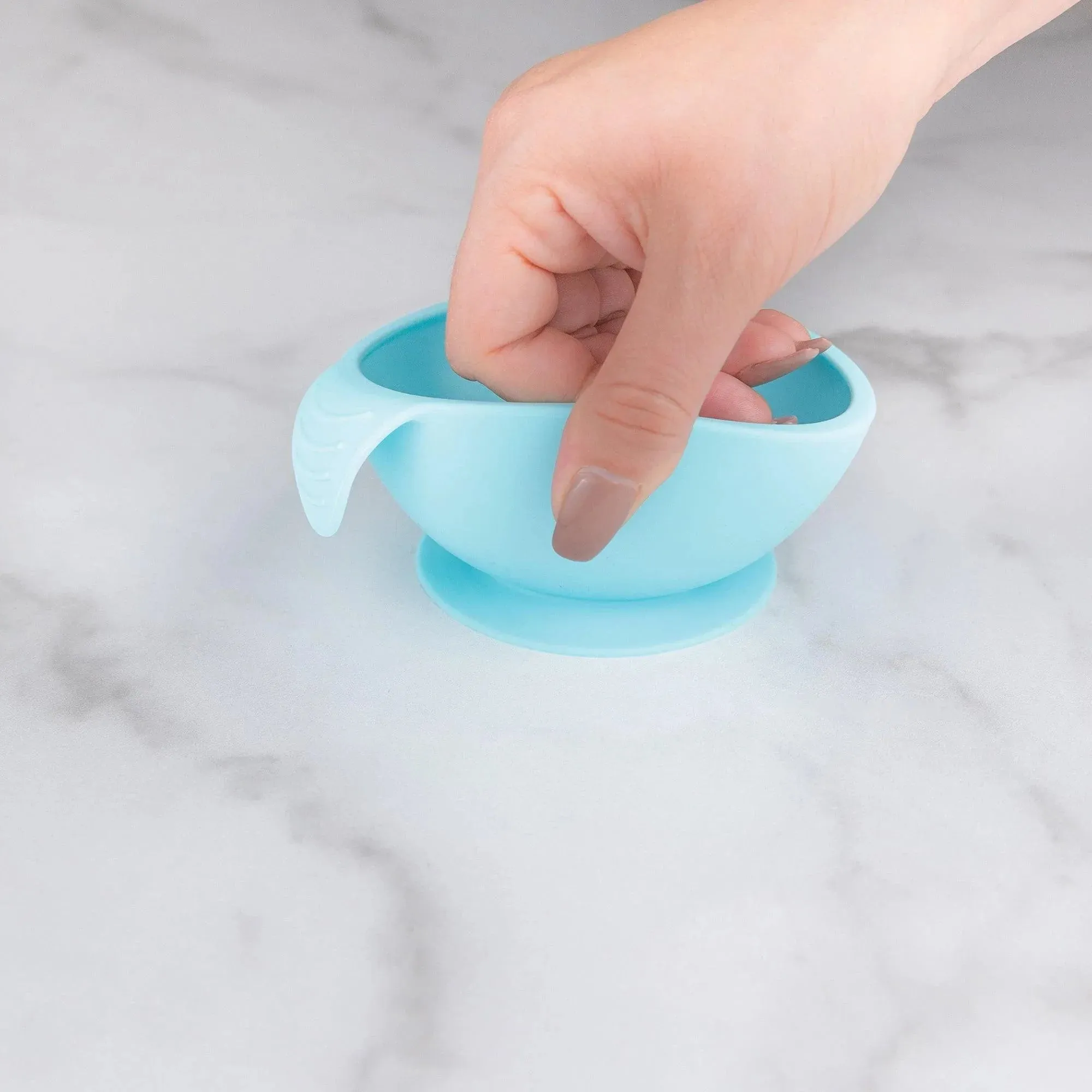 Silicone First Feeding Set: Blue