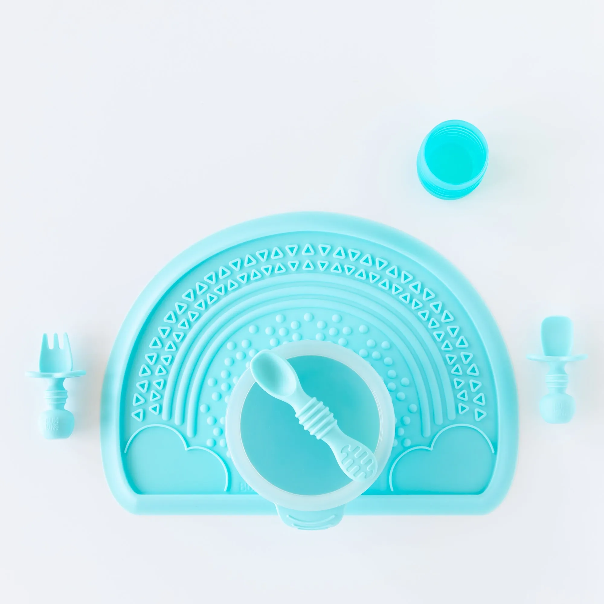 Silicone First Feeding Set: Blue