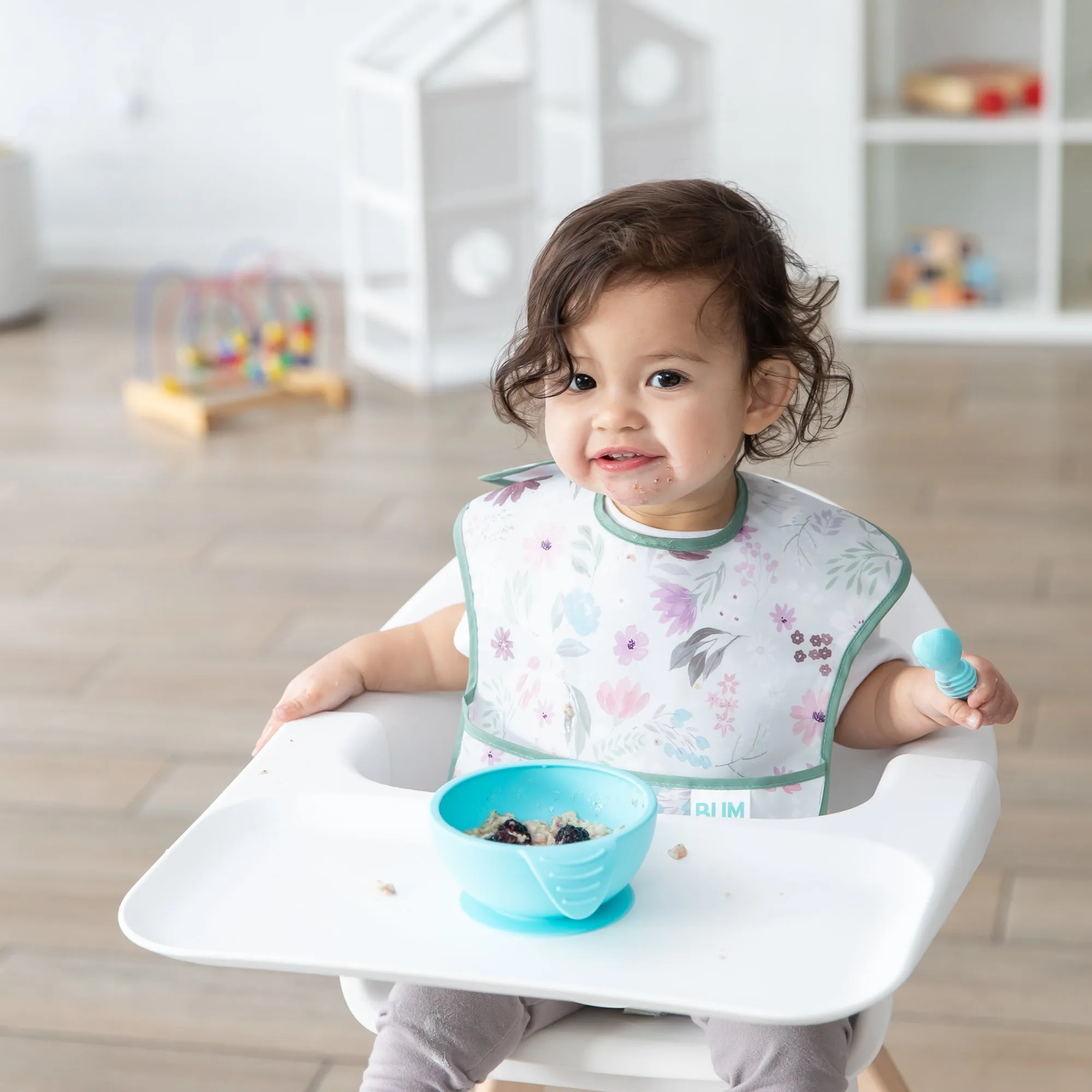 Silicone First Feeding Set: Blue