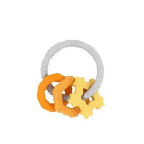 Silicone Teething Charms: Orange