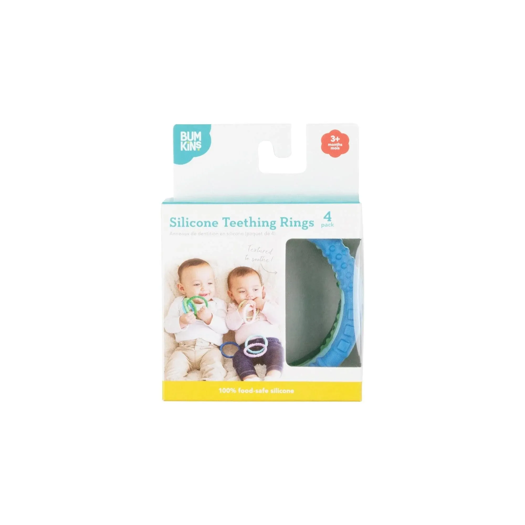 Silicone Teething Rings 4 Pack: Summer