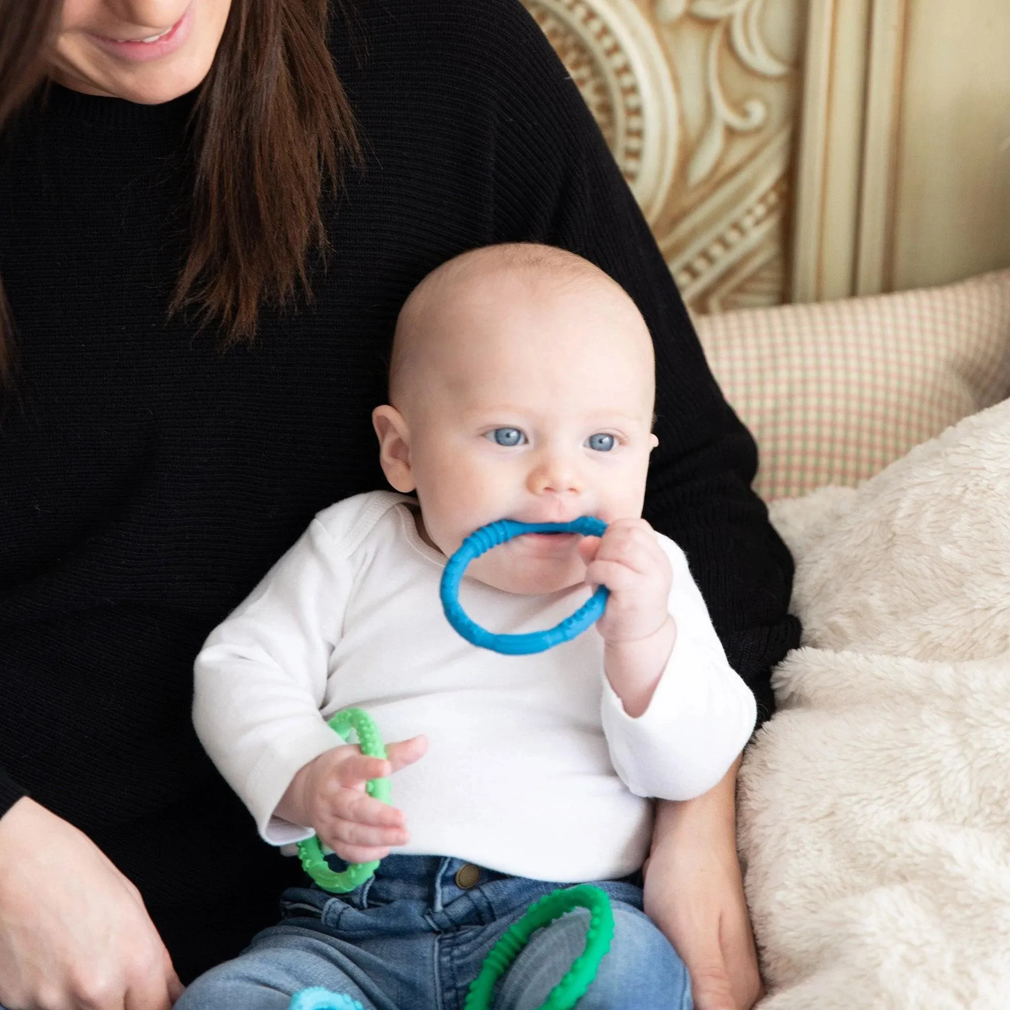 Silicone Teething Rings 4 Pack: Summer