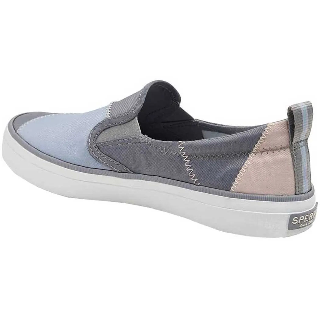 Sperry Crest Twin Gore BIONIC Grey/ Light Blue/ Light Pink STS83717 (Women's)