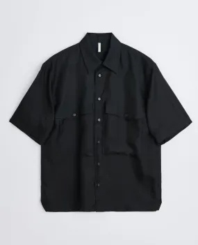 Sunflower SILK SHIRT SS Black SS24