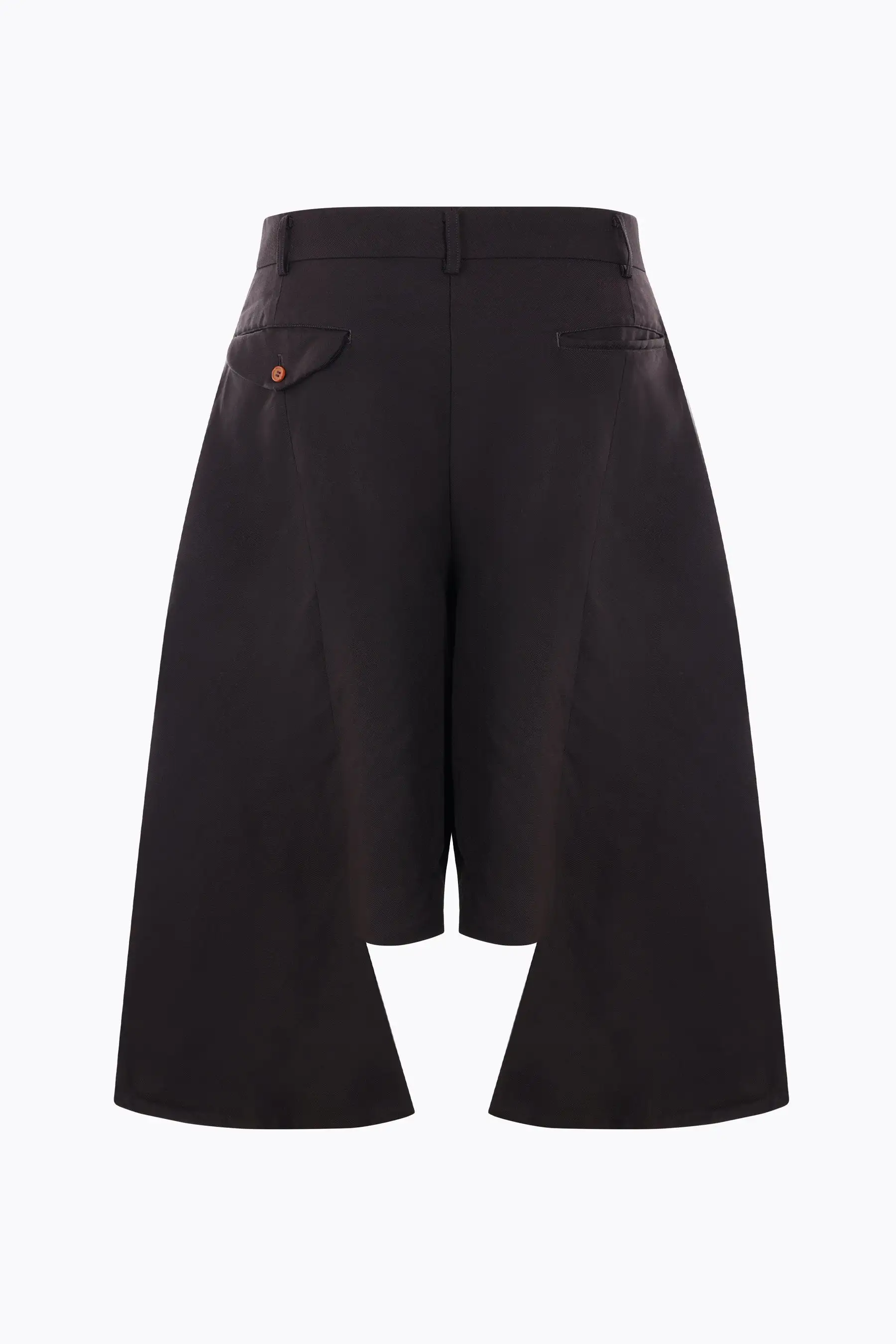 technical twill oversized cropped pants