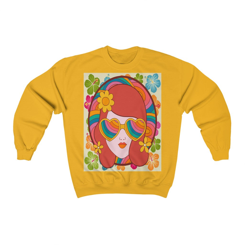 That 70s Girl HD Crewneck Sweatshirt