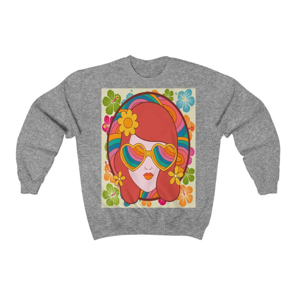 That 70s Girl HD Crewneck Sweatshirt