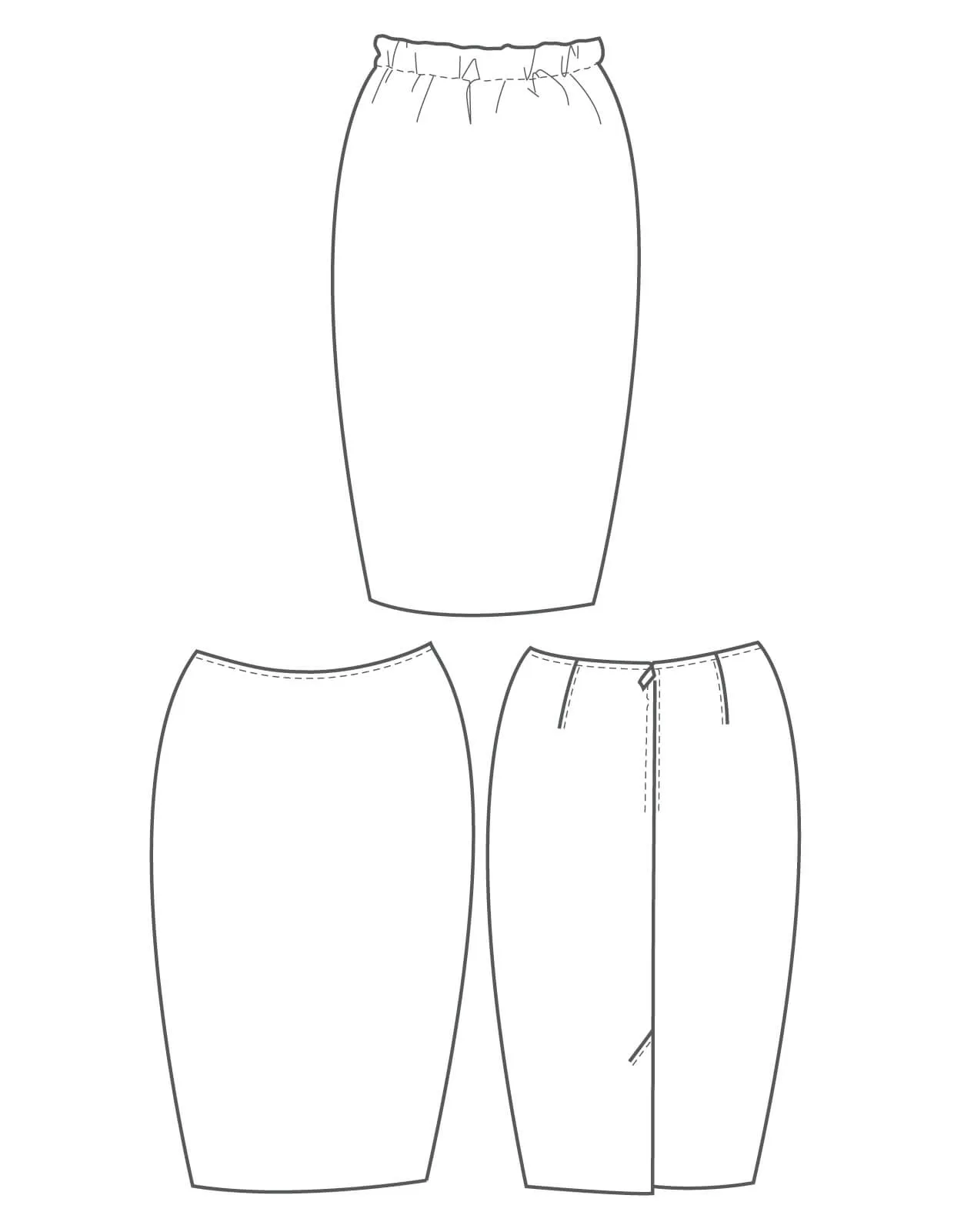 The Ultimate Pencil Skirt - PDF Pattern - The Makers Atelier