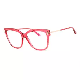 Tom Ford FT5704-B Eyeglasses shiny red/Clear/Blue-light block lens