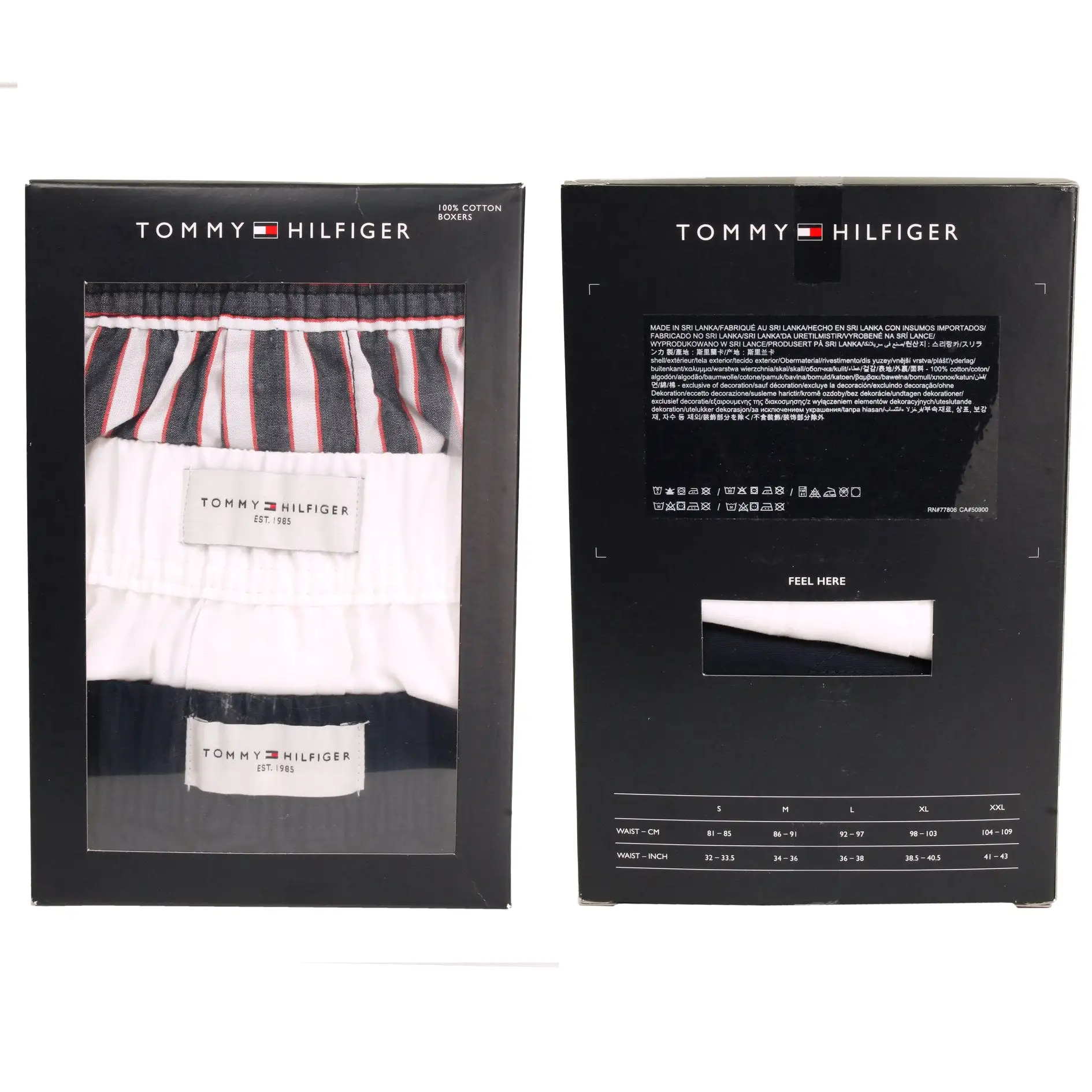 Tommy Hilfiger Mens Woven Boxer Shorts (3-Pack)