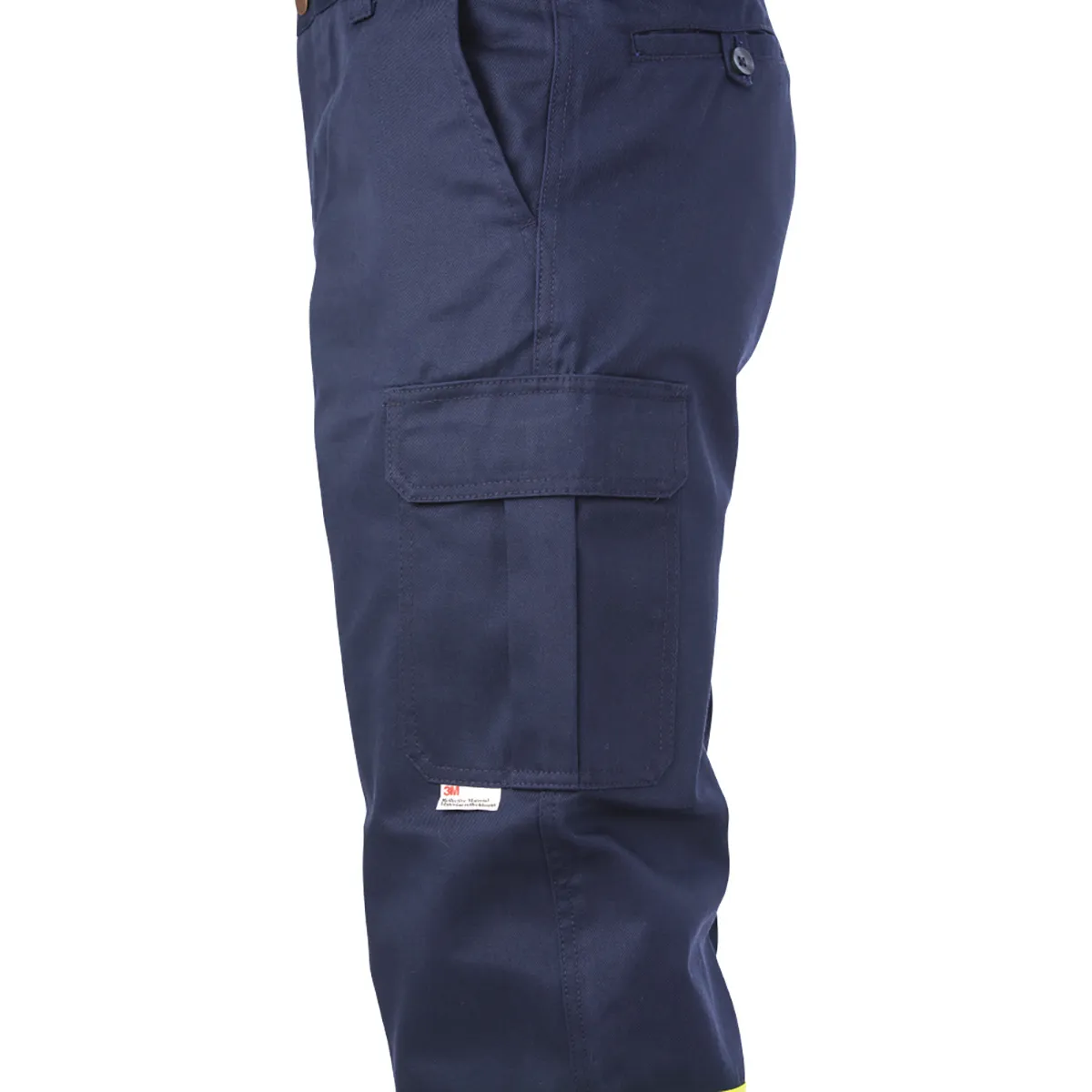 Tough Duck S607 Relaxed Fit Twill Safety Cargo Utility Safety Pants - Navy