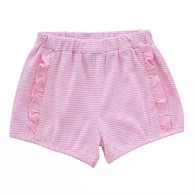 Trotter Street Kids - Hadley Shorts- Light Pink Stripe