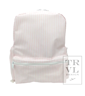 TRVL - Backpack - Pimlico Stripe Pink