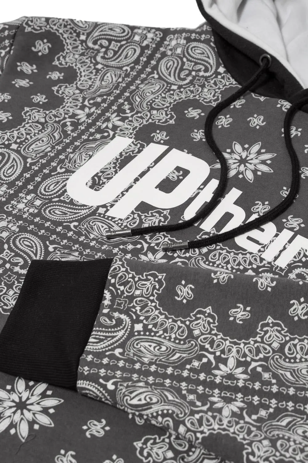 Uptheir Cracker All Over Print Hoody - Grey