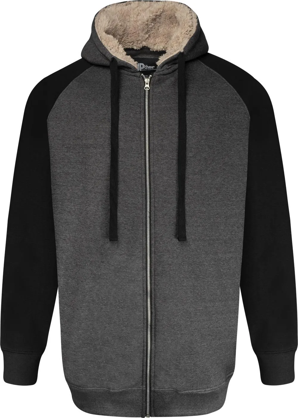 Uptheir Everest Sherpa Lined Hoody - Carbon Black