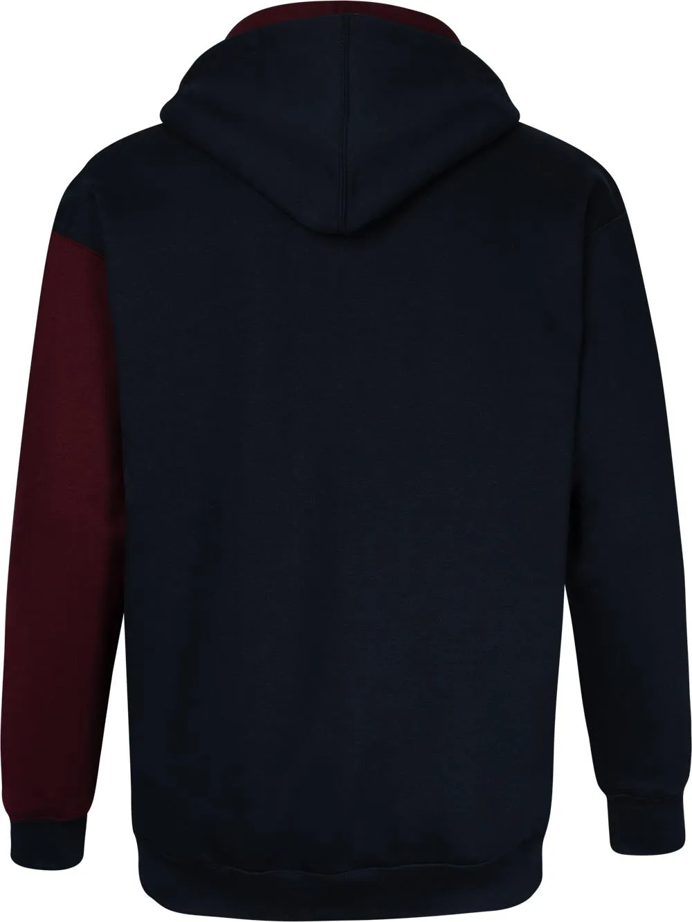 Uptheir Pluto Zip Hoody - Burgundy Navy