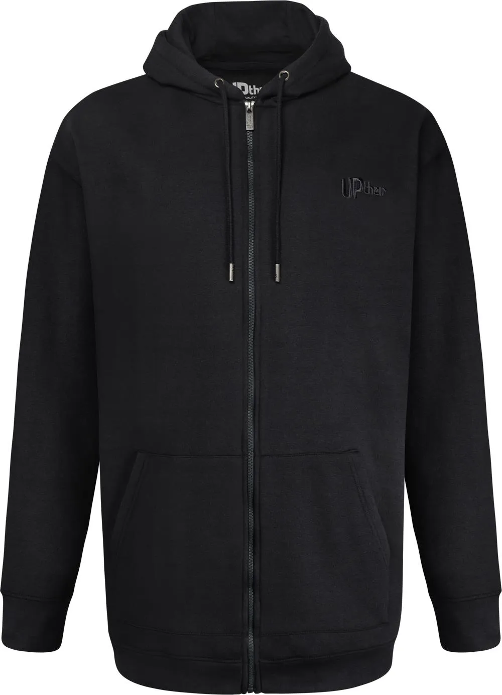 Uptheir Traverse Classic Zip Through Hoody - Black