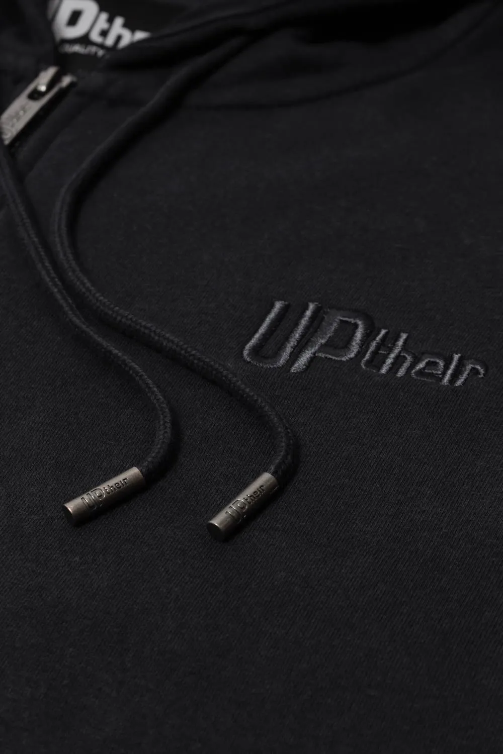 Uptheir Traverse Classic Zip Through Hoody - Black