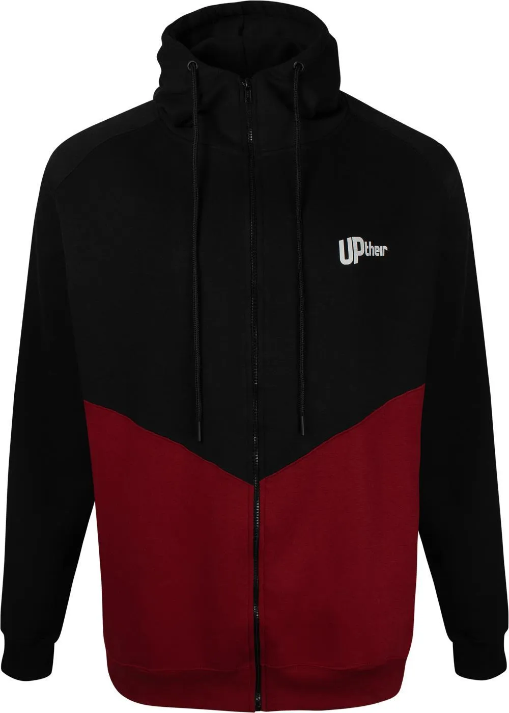 Uptheir Victory Hoody - Black Burgundy