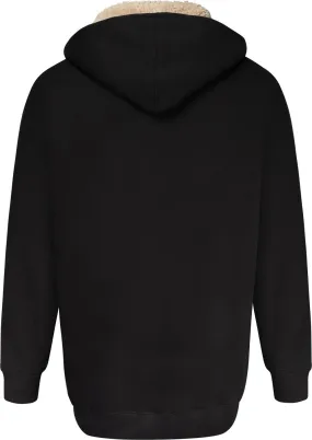 Uptheir Zarrin Sherpa Lined Hoody - Black