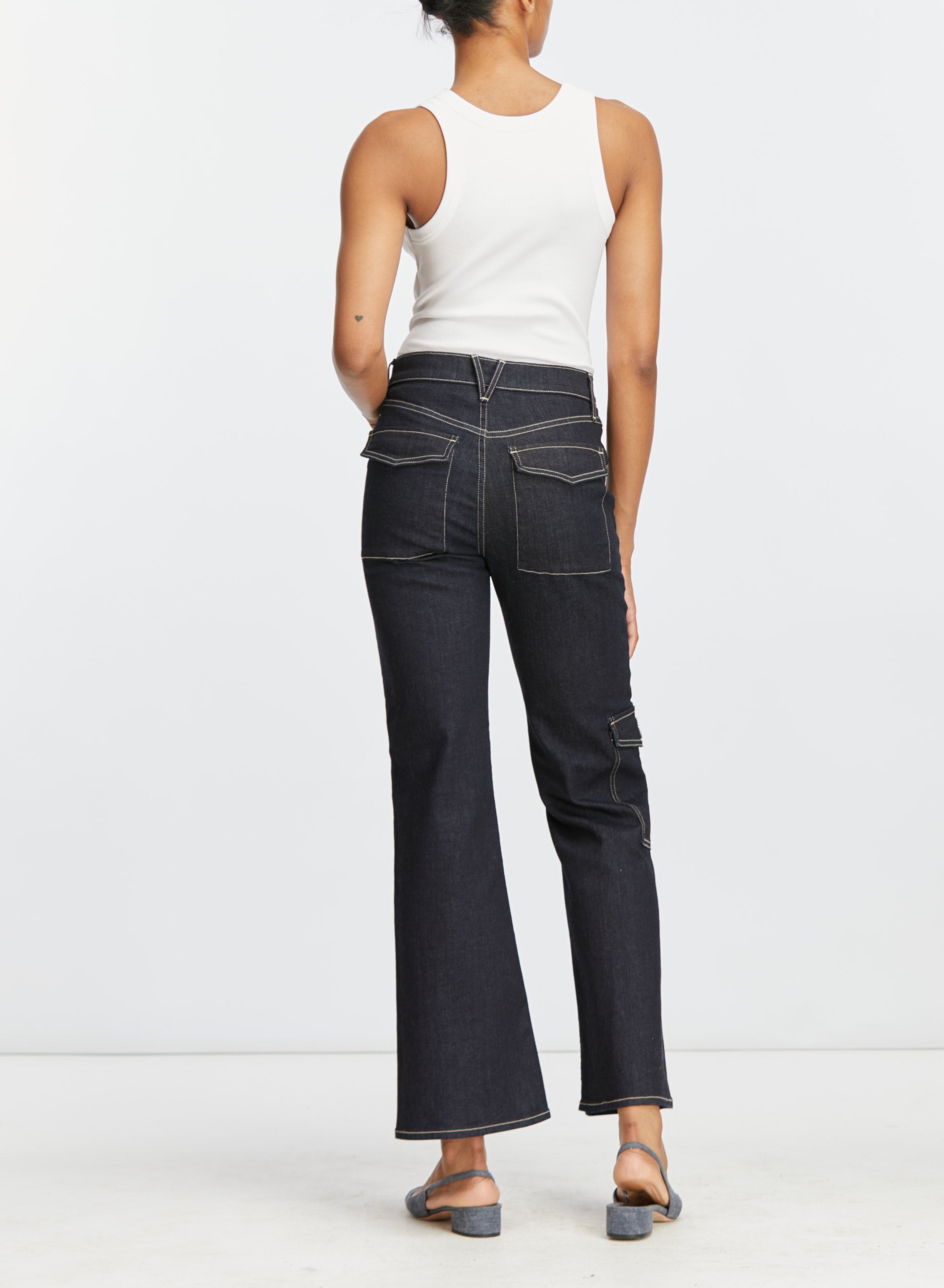 Veronica Beard - Crosbie Wide Leg Cargo - Oxford