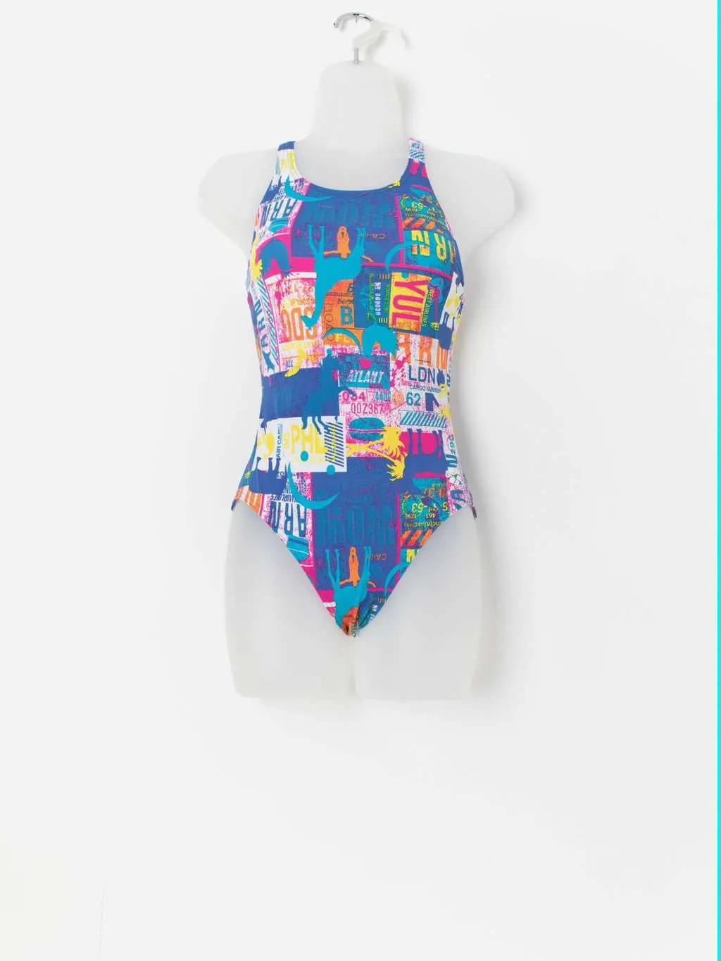 Vintage abstract swimsuit by Arena – Small