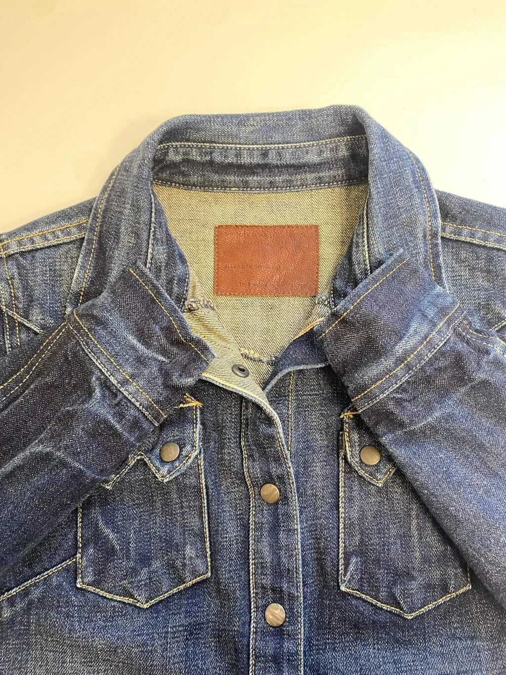 Vintage All Saints Sawtooth western denim shirt – XS / Small