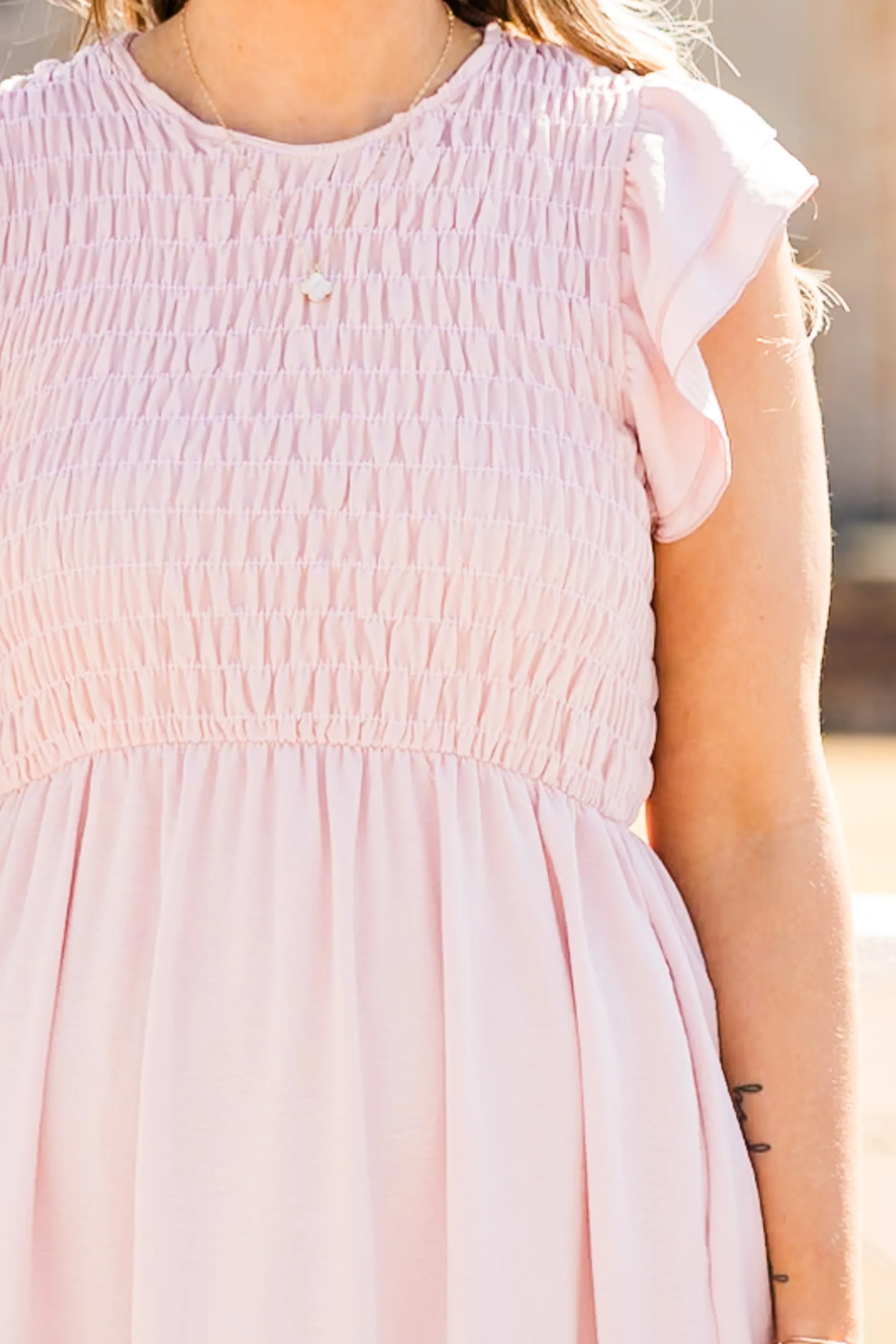 Wander All Over Dress, Pink