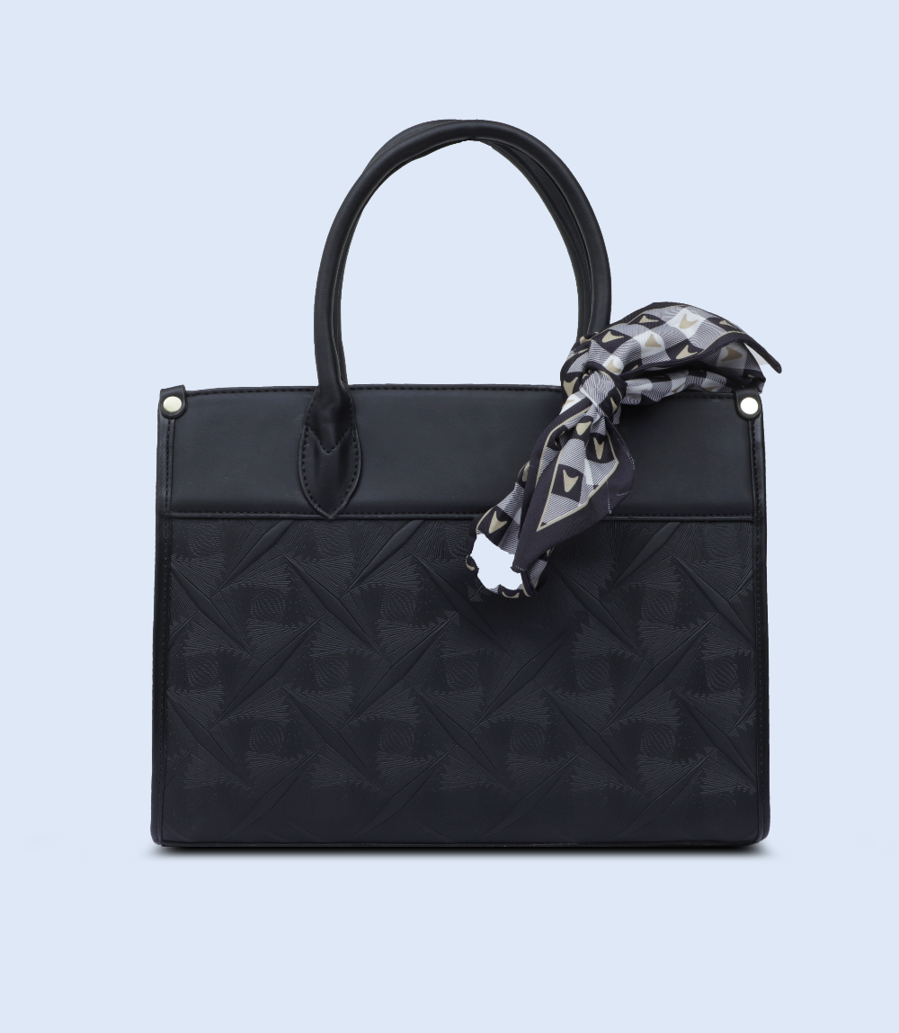 WB2747-BLACK-Women Trendy Bag