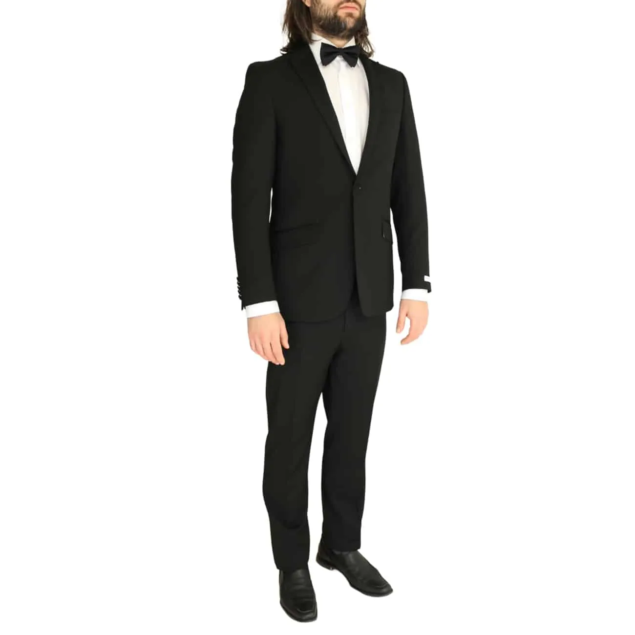 Without Prejudice Black Dress Suit | Menswear Online