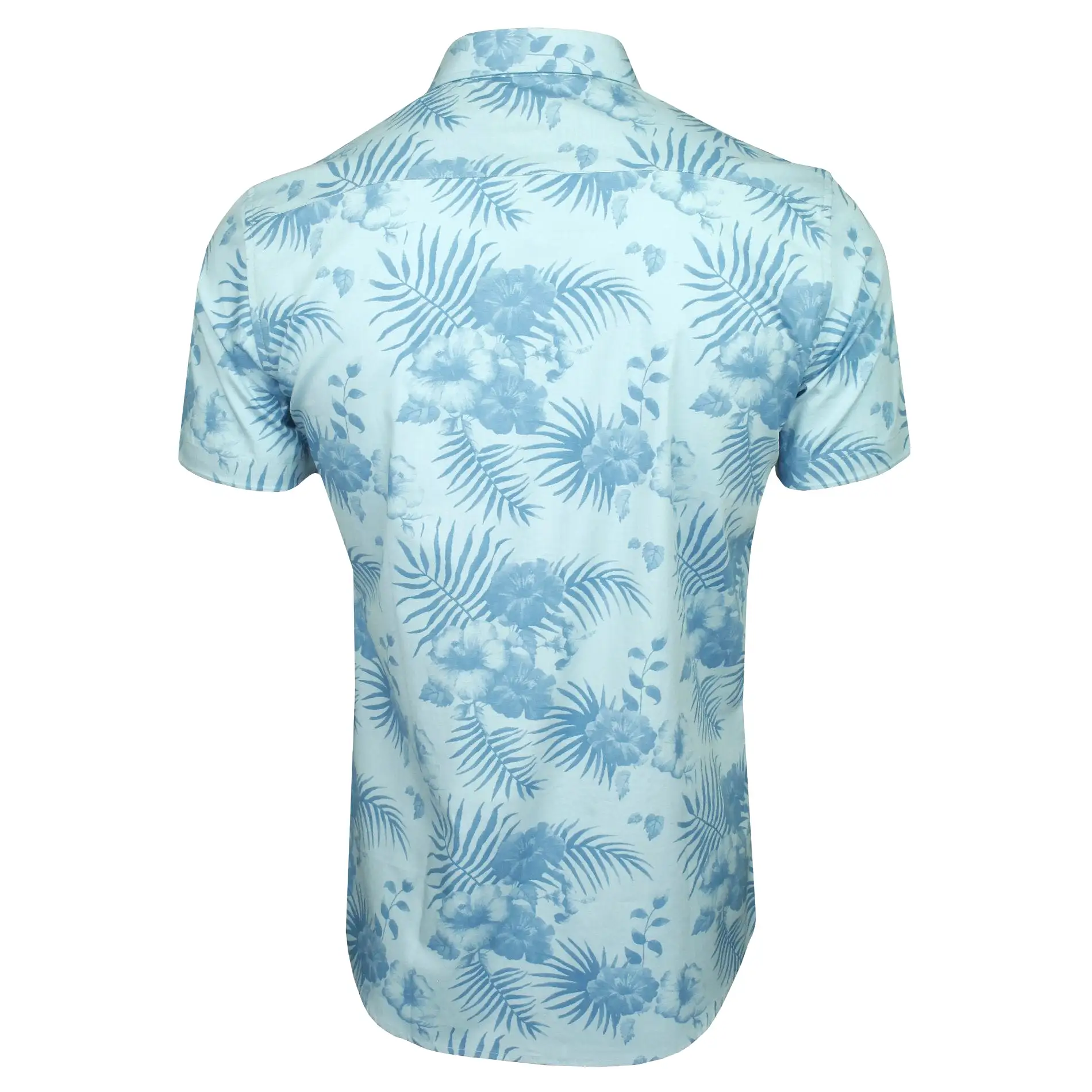 Xact Mens Cotton Hawaiian/ Floral Shirt - Short Sleeved