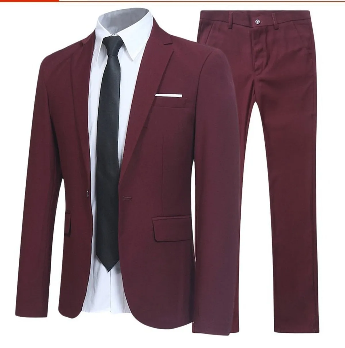 Xituodai 2022 New Trend Suit Two-piece Suit Male British Gentleman Hair Stylist Suit Groom Wedding Dress Formal Dress Mens Blaze