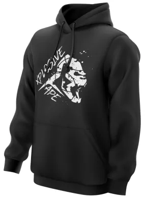 Xplosive Ape Ricochet Print Hoody - Black